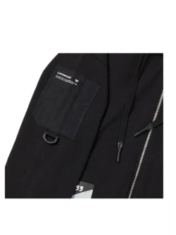 Худи на молнии с капюшоном с логотипом ladok на рукаве