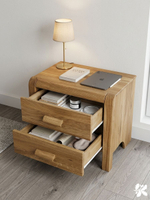 Тумба прикроватная, 55х39х47, Мадейра, напольная, с ящиками, массив дуба, Dipriz