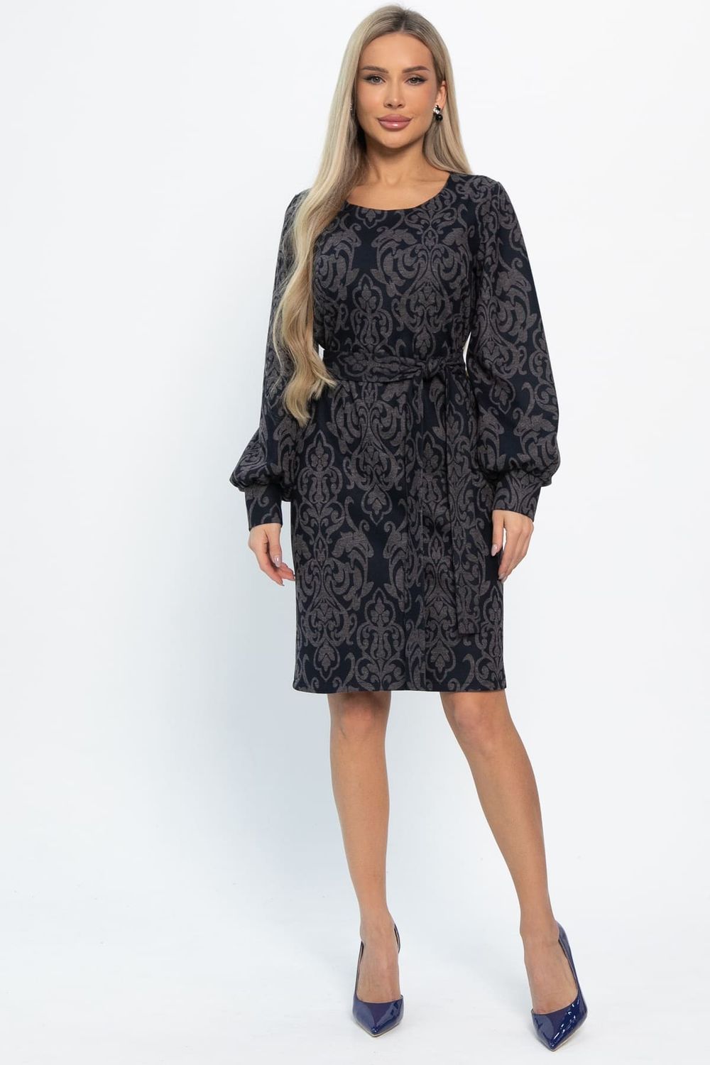 Платье Шарли (черно-коричневое) П14861-18М LT Collection