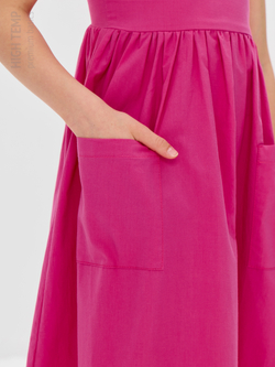 Сарафан из хлопка с бантом на спинке