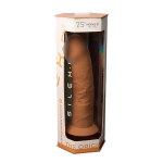 Светло-коричневый фаллоимитатор 19,2см на присоске SilexD Premium Silicone Dildo 7,5" Model 2