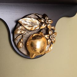 Полочка Лайм малая Орех Бронза