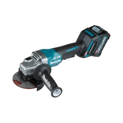 Makita GA012GM201 аккумуляторная ушм (болгарка) (2 x 4 Ач, ЗУ) GA012GM201