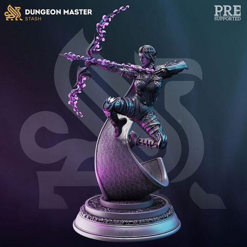 Эльф Полуэльфы Темные эльфы Дроу Рейджер Охотник Следопыт миниатюра для dnd, днд, pathfinder, фентези, Настольная игра, НРИ, Варгейм, РПГ