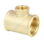 Тройник латунь переходной Ду 20х15х20 (3/4"х1/2"х3/4") ВР LD LD.65.523.20x15x20