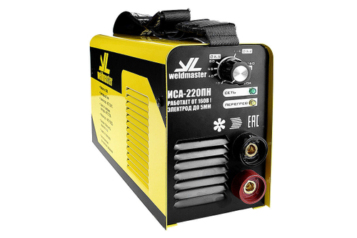 Сварочный аппарат инверторный Weldmaster ИСА-220ПН (От 140В, антизалипание)