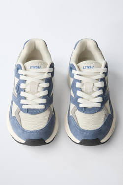 ZARA КРОССОВКИ, СИНИЙ