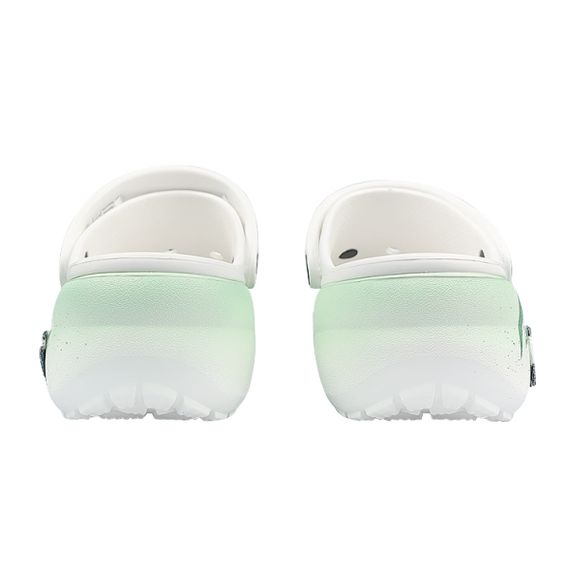 Crocs Classic Platform Clog 'White Green'