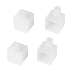 Заглушка WPH-FLEX-1616-90 WHITE с отверстием  (Arlight, Силикон) 058044