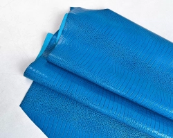 Crocco Bagon Aquazurra (0,8-1,0 мм), цв. Голубой, натуральная кожа