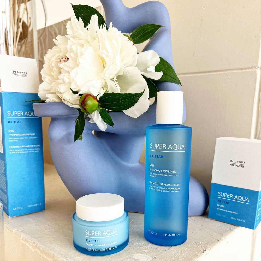 Увлажняющий тонер для лица MISSHA Super Aqua Ice Tear Skin (180 мл.)
