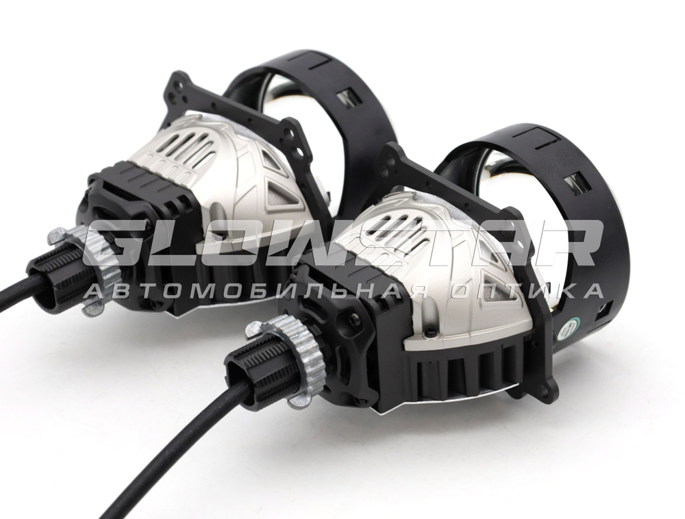 Билед модули Aozoom A11 2025 3.0 дюйма, 2 чипа, 5500K, 12V, 56W/64W, крепление 3R и съемное гаечное (комплект, 2шт)