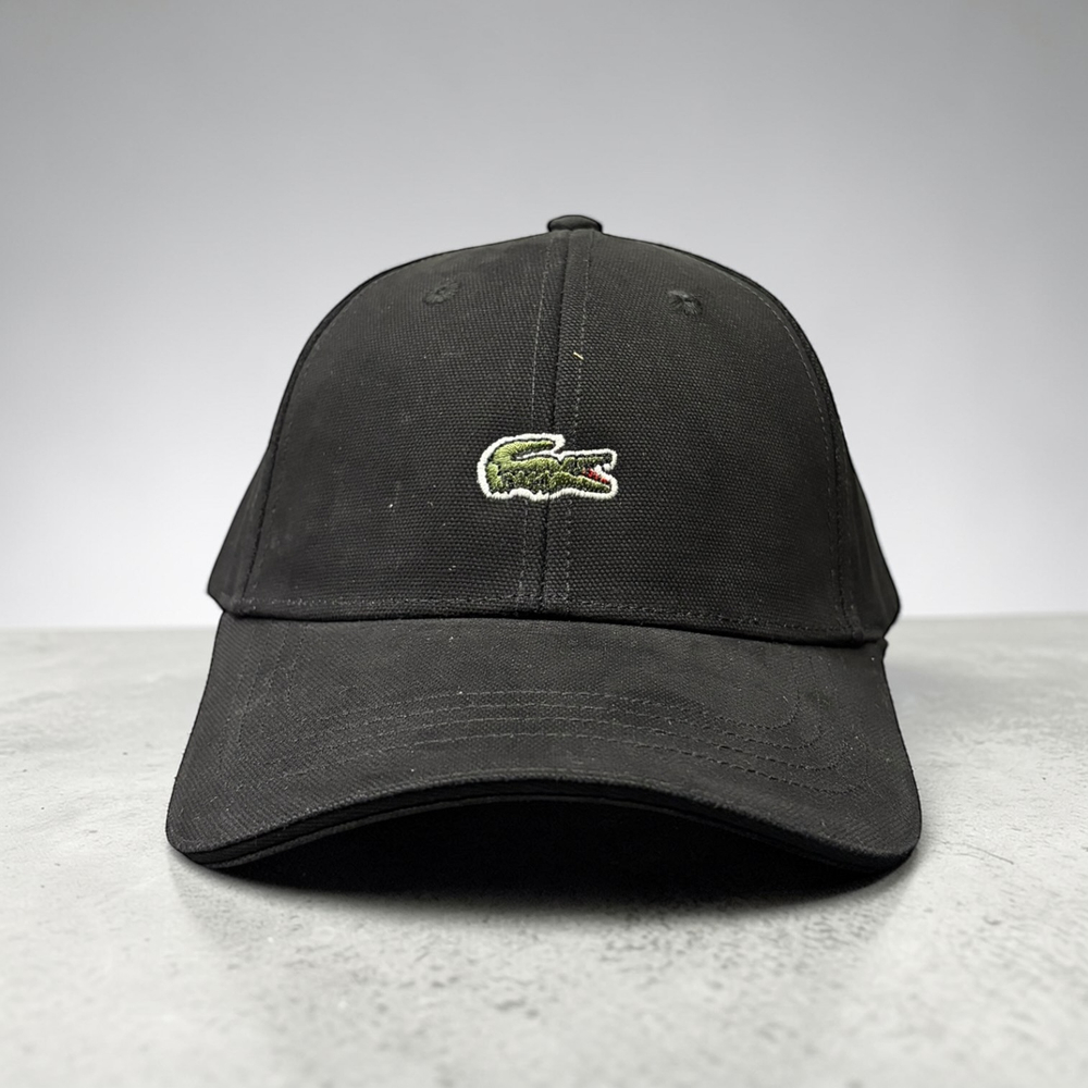 Бейсболка Lacoste  #1 • Черный