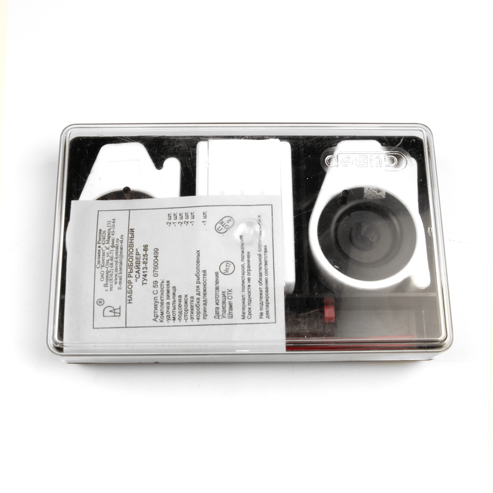 Набор рыболовный "Сайвер", белая удочка