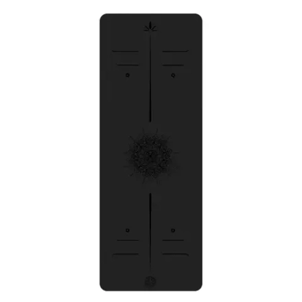 ULTRAцепкий 100% каучуковый коврик для йоги Ultra Arrows Black 185*68*0,5 см