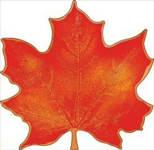 Украшение на скотче 87.743 10шт. Украшение на скотче "Кленовый лист". 46070