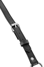 Черная упряжь на тело с шипами на ошейнике (Цвет: черный)