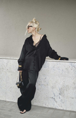 Рубашка в пижамном стиле bk