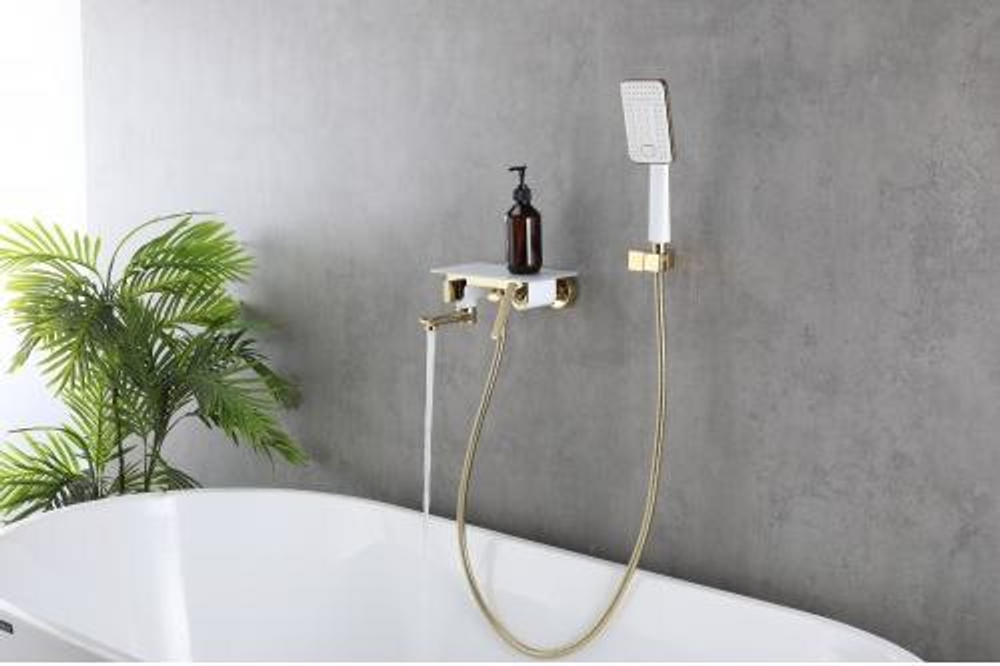 Смеситель для ванны с поворотным изливом Lemark Mista - LM6414WG