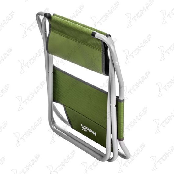 Стул туристический со спинкой Green СР-400.19с труба ф19 (T-TC-400.19s-G) Helios