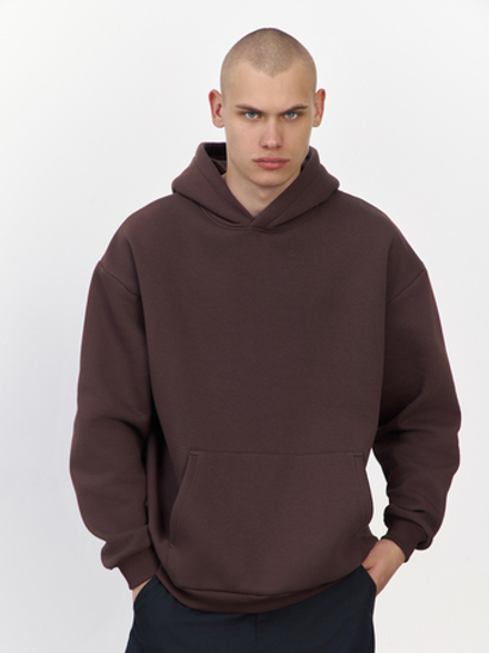 Худи с начесом (коричневый)
