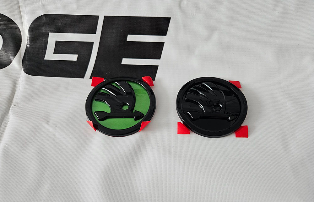 Шильдик Skoda стандартный 90мм