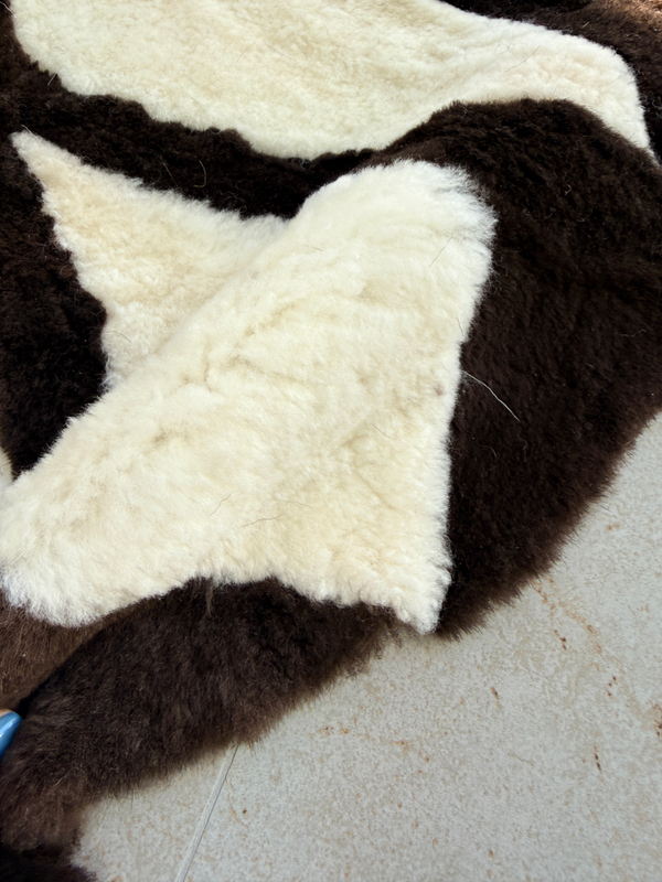 Ковер шкура натуральная овчина меховой