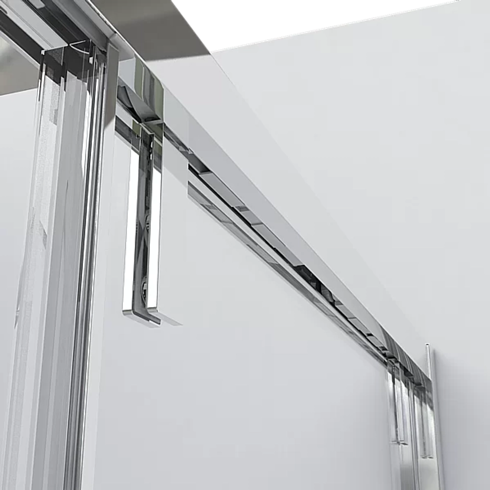 Душевая дверь Vincea LUGANO VDS-1L 120 черный/тонированное