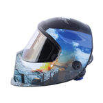 Маска сварщика Patriot WH 600E / 110х60 мм окно / степень затемнения DIN 9- 13 / защитная маска для сварки / сварочный шлем