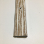 Порог-угол 24*10мм "Вега-Н" 1,5м Дуб беленый декор алюм.