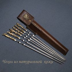 Подарочный набор шампуров "Лесная фауна"