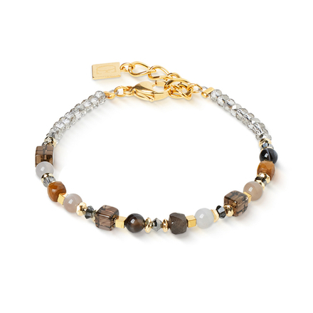 Браслет Coeur de Lion Brown-Grey 4347/30-1112