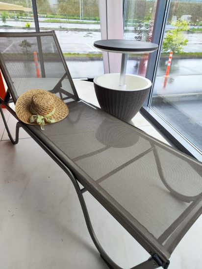 Комплект из 2 шезлонгов Ankara серый Турция