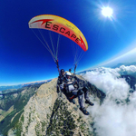 Параглайдинг с горы Адрасан на высоте 1000 м