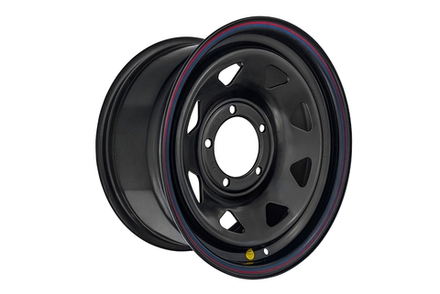 Диск усиленный УАЗ стальной черный 5x139,7 7xR15 d110 ET-19 (треугольник)