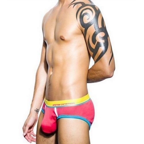 Мужские трусы брифы розовые Andrew Christian Bright Brief   AC9560