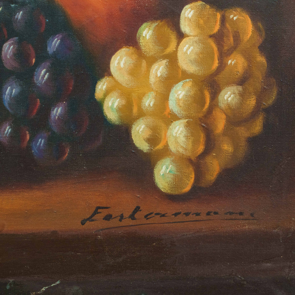 Натюрморт с цветами и фруктами