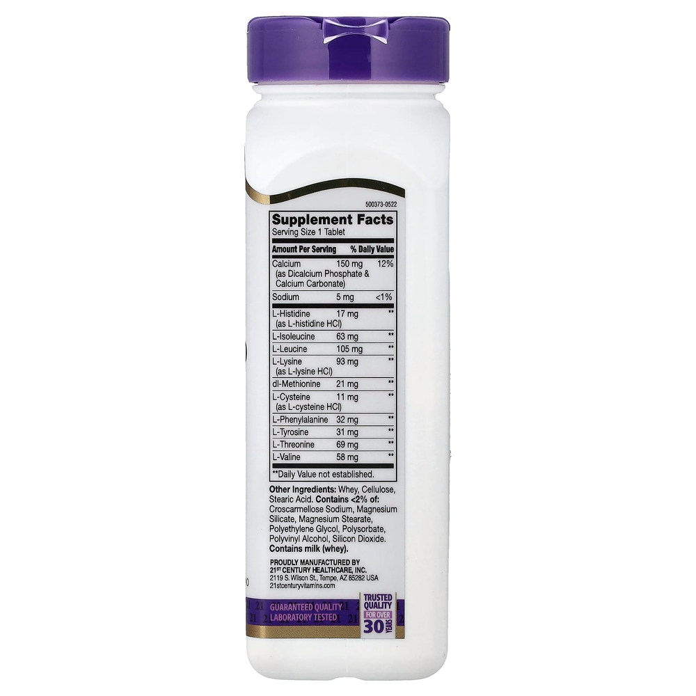 21st Century, Аминокислоты для ежедневного приема, 120 таблеток