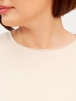 Футболка с баской оверсайз