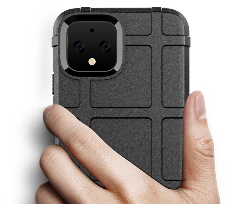 Чехол на Google Pixel 4 цвет Black (черный), серия Armor от Caseport