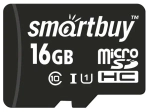 Карта памяти MicroSD 16-GB Smartbuy Class 10 с адаптером