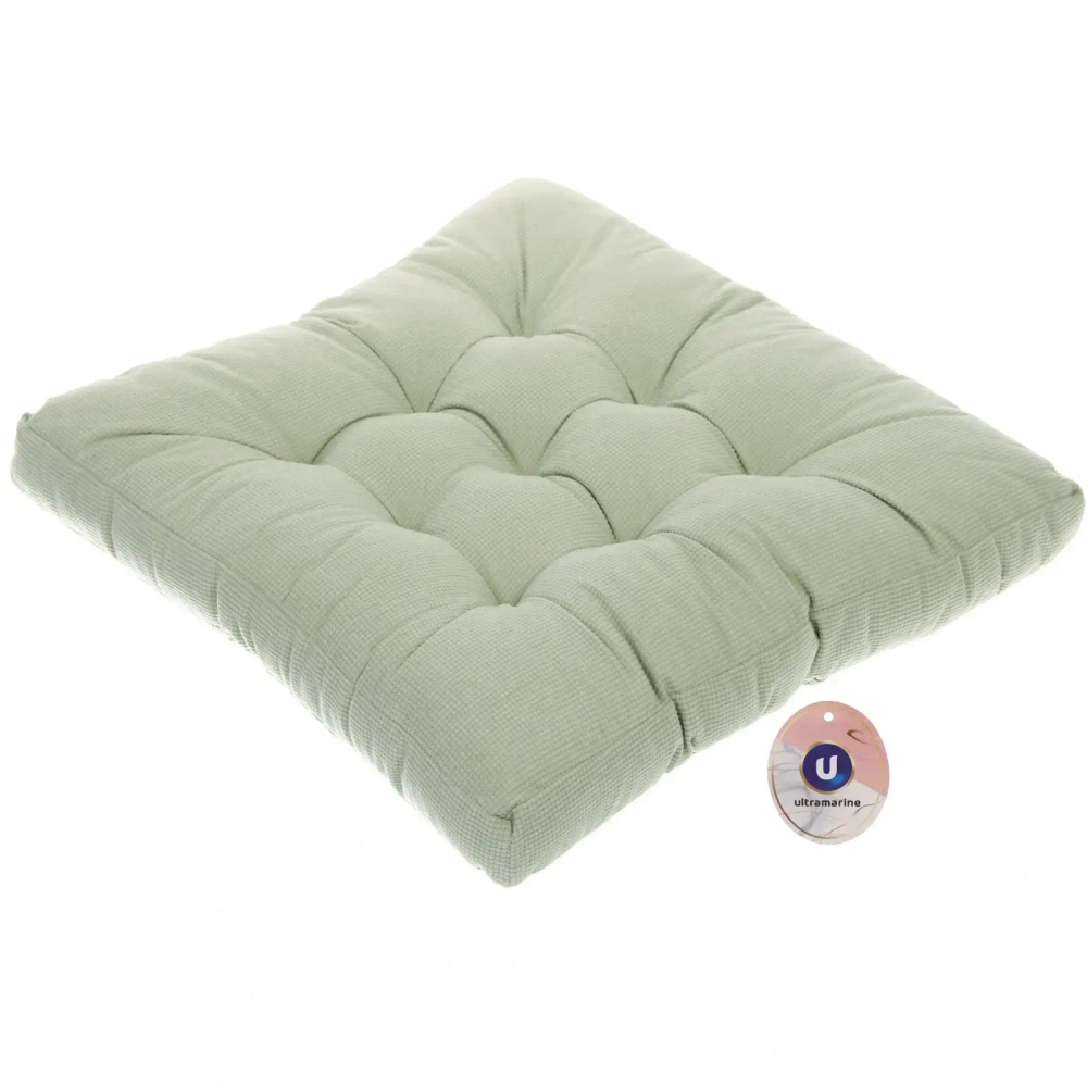 Сидушка на стул «SMART» 40*40*5 см, цвет мятный