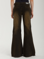 Женские Джинсы Brown Overdye Belted Flare