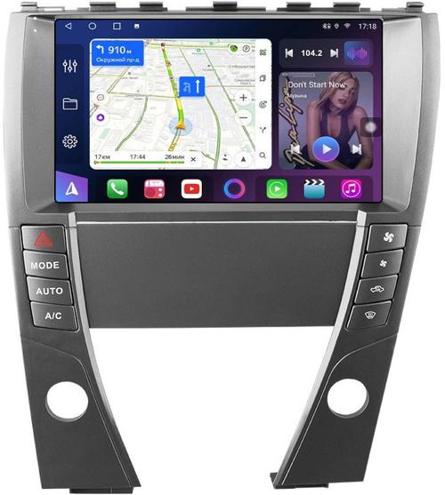 Магнитола для Lexus ES350 XV40 2006-2012 (проводка AB) - FarCar S500-TS20 монитор 9.5" 2K QLED на Android 14, Быстрейшая, CarPlay, 4G SIM-слот