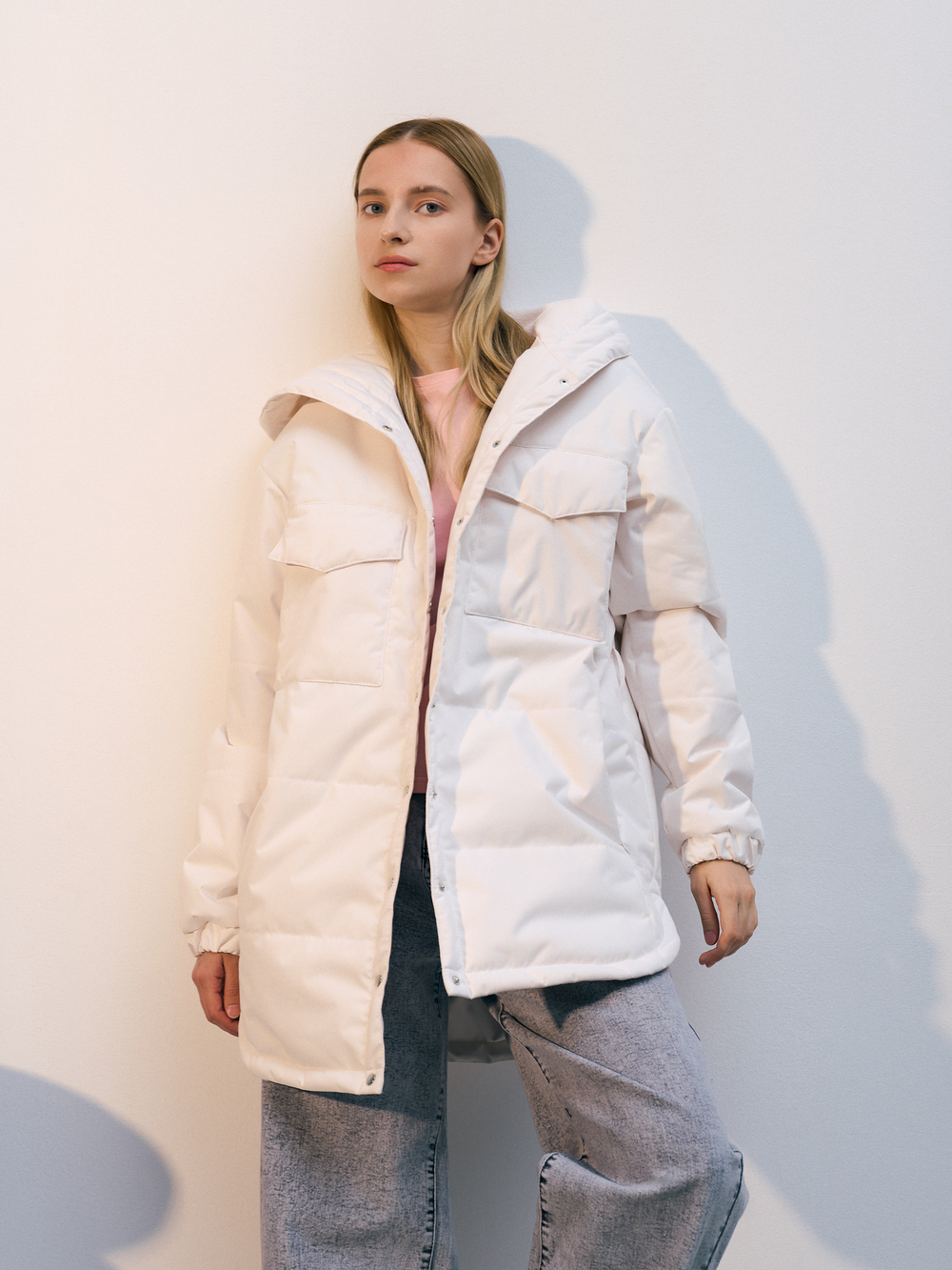 Куртка демисезонная "Эмми" молочный