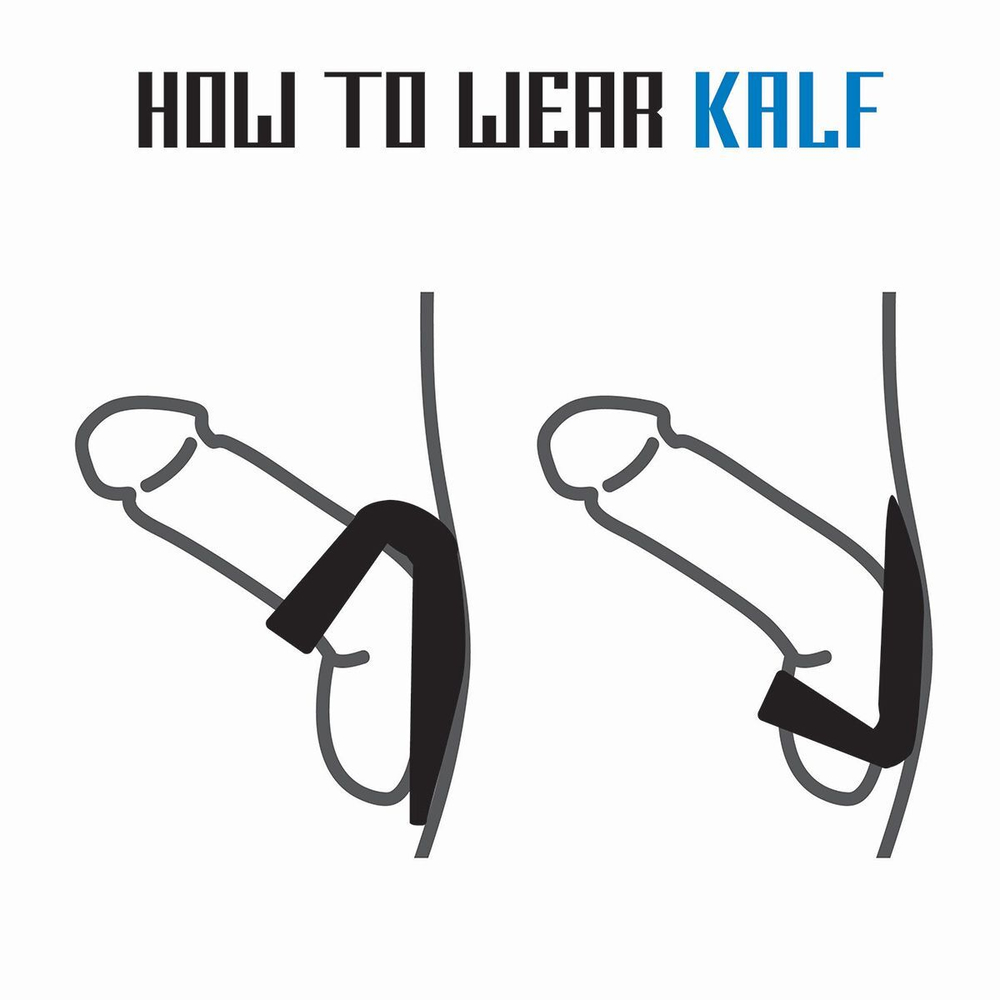 Эрекционное двойное кольцо Velv'or Rooster Kalf – мягкий силикон