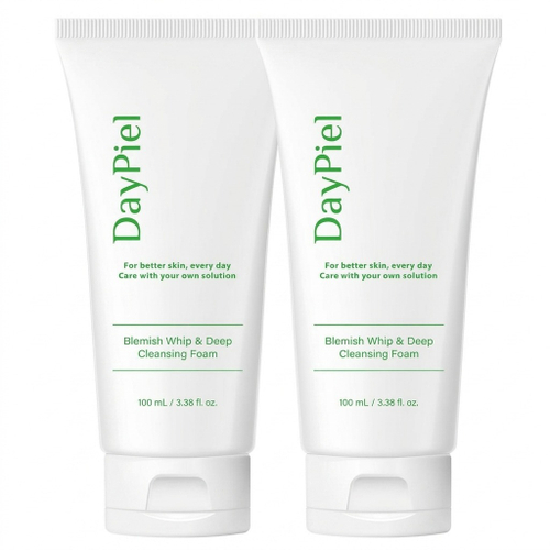 Набор мягкой очищающей пенки для проблемной кожи DayPiel Blemish Whip & Deep Cleansing Foam, 100мл*2шт
