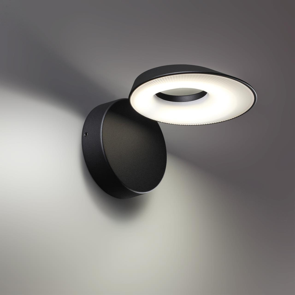 359405 STREET NT24 688 черный Светильник ландшафтный настенный IP54 LED 4W 220-240V 4000K 380Лм ELEGANCE