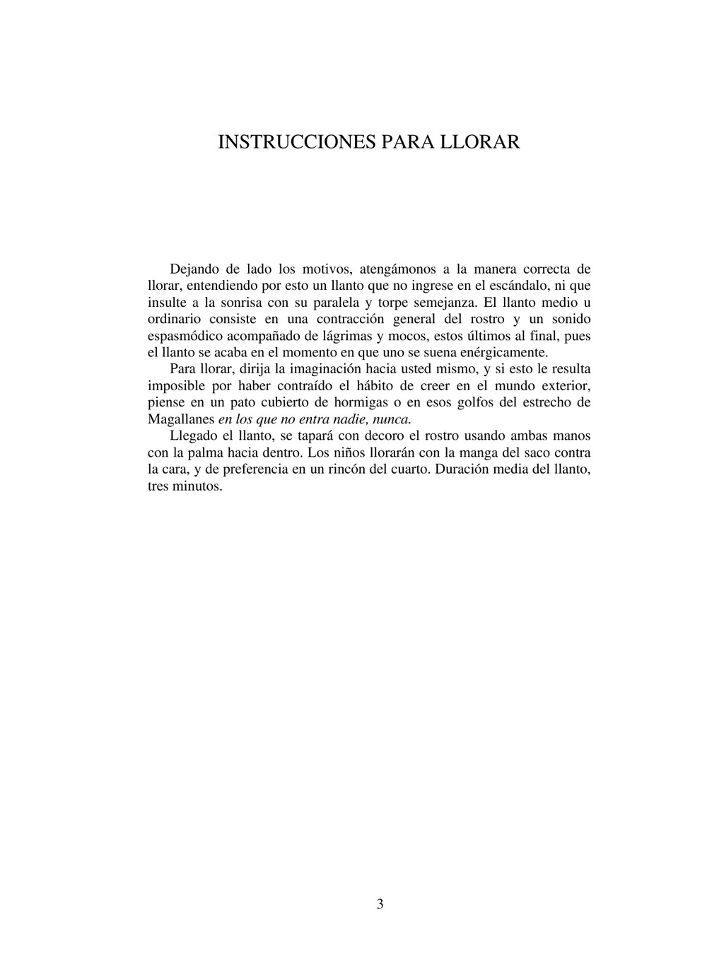 Historia de Cronopios y de Famas | Julio Cortazar