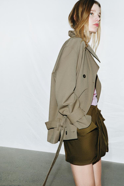 ZARA ТОП ИЗ УЛЬТРАТОНКОГО ТРИКОТАЖА, РОЗОВЫЙ